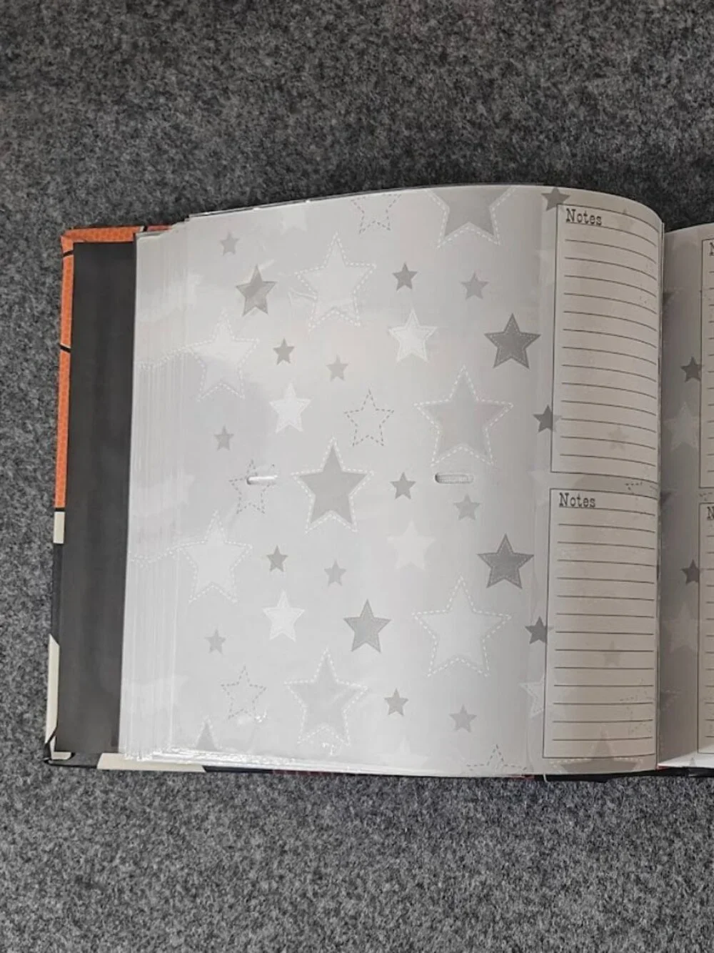 NewView Sports Scrapbook Black Album 4x6 Photo Book 160 Capacity